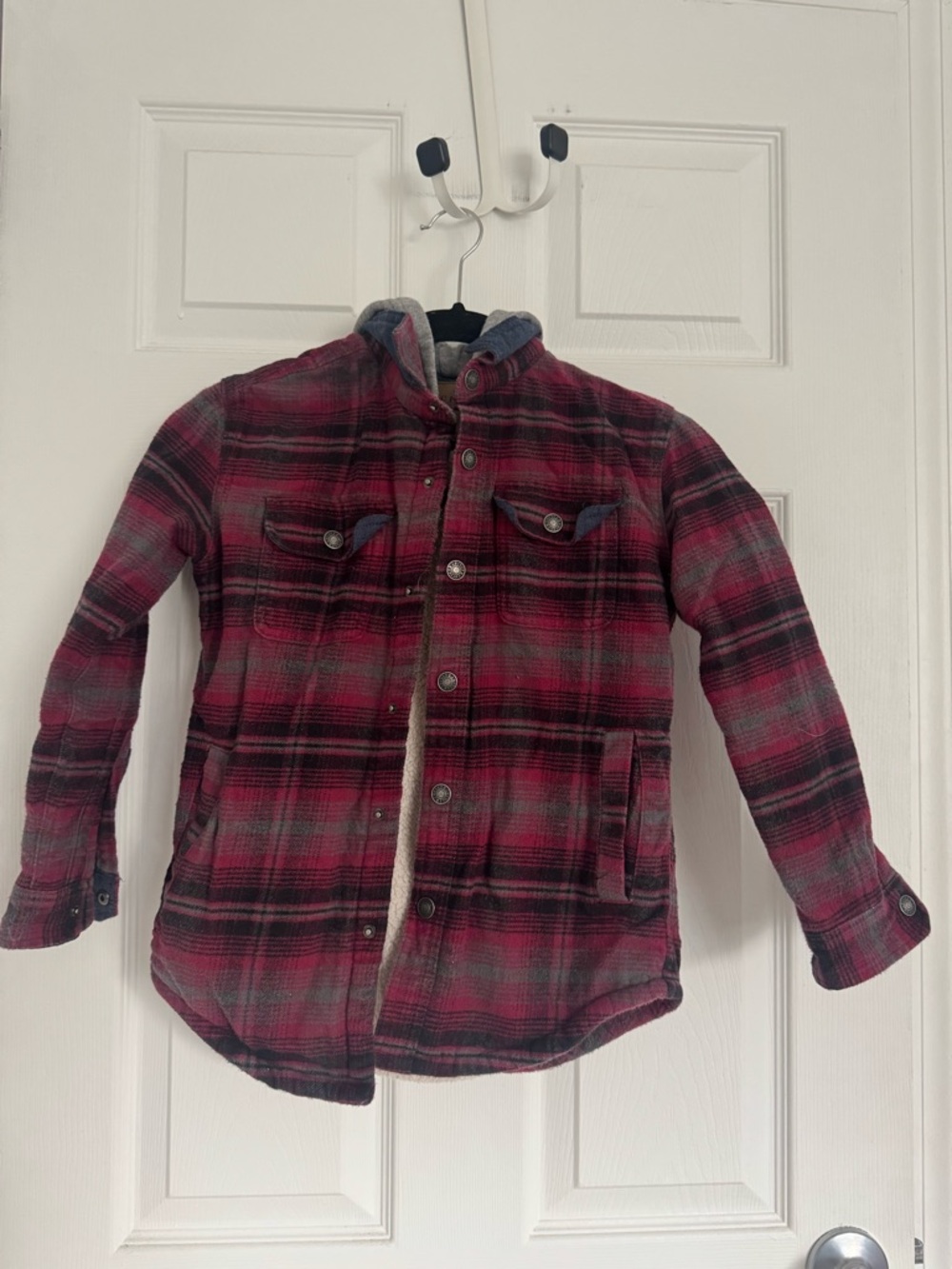 Jachs New York Cream Sherpa-Lined Jacket with Navy Trim
